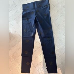 Terez Navy leggings with stars